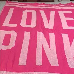 Pink by Victoria secret blanket